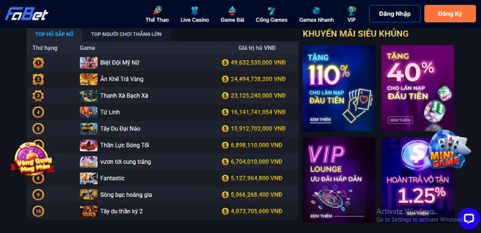 Màn hình slot game đầy màu sắc với biểu tượng tiền thưởng tại onbet3